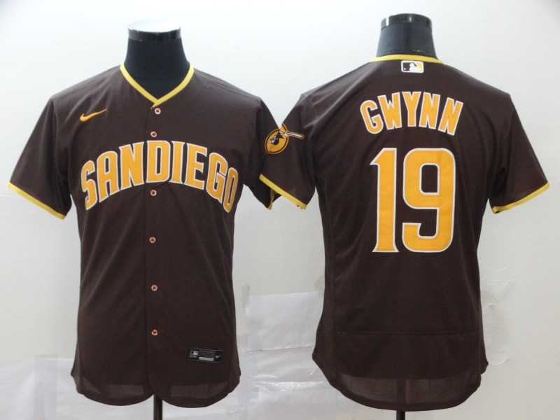 Padres 19 Tony Gwynn Brown Nike 2020 Flexbase Jersey,We sell and wholesale Padres 19 Tony Gwynn Brown Nike 2020 Flexbase Jersey on line form chian!